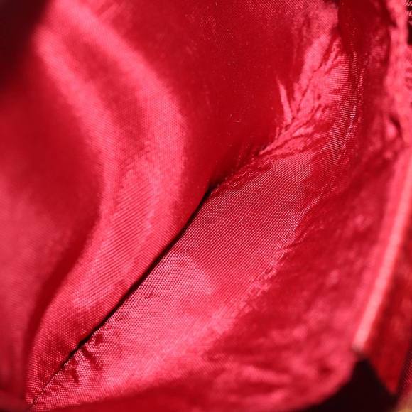 GUCCI Sherry Line Pouch Canvas Red Navy Auth 77003 - Picture 11 of 16